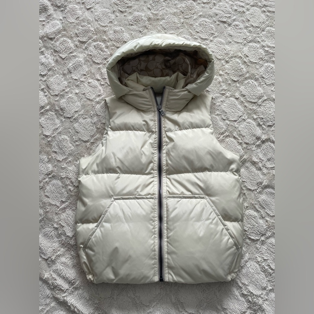 Coach Puffer Vest, Size XS
